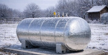 Нужно ли утеплять газгольдер в холода?