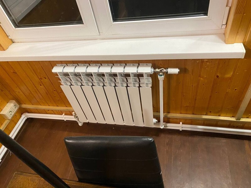 Отопление от газгольдера в Наро-Фоминске под ключ - алюминиевые радиаторы