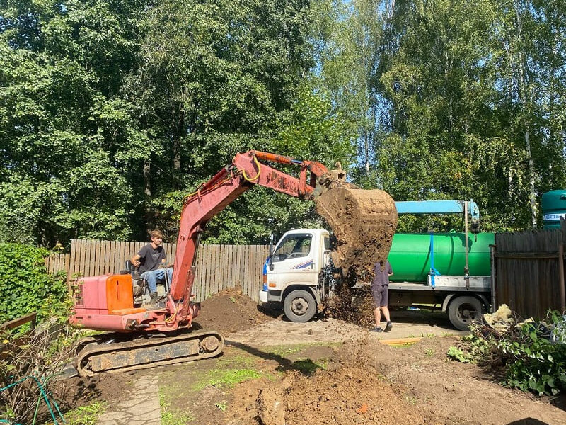 Монтаж газгольдера Спецгаз 6600 л в Наро-Фоминске под ключ с земляными работами